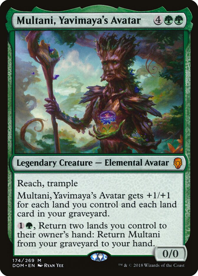 Multani, Yavimaya's Avatar card front