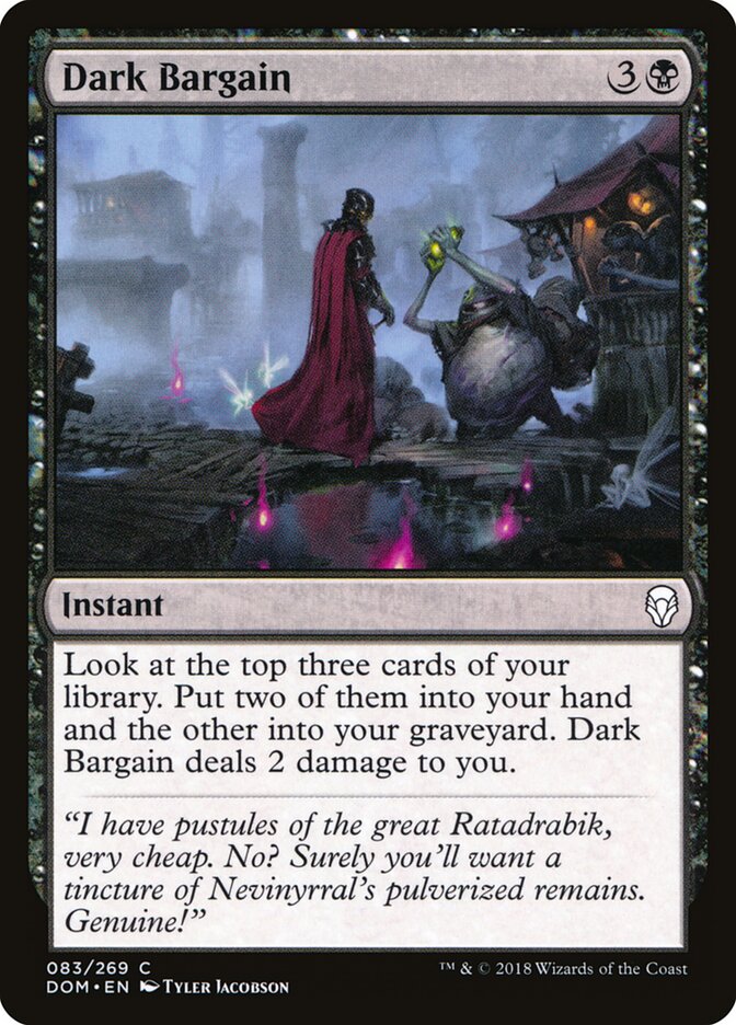 Dark Bargain card front