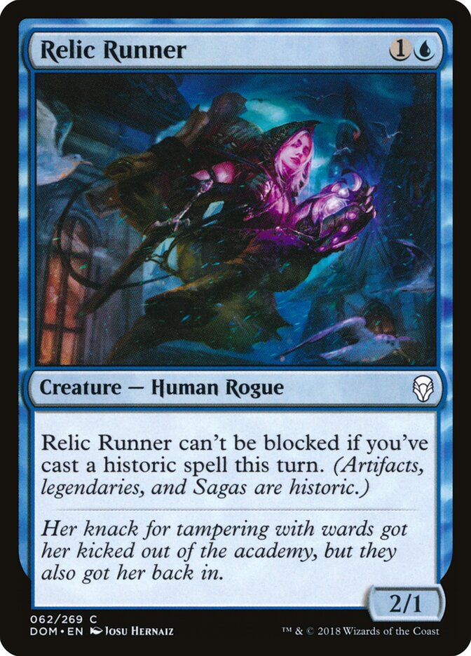 Relic Runner card front