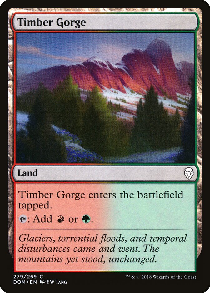 Timber Gorge card front