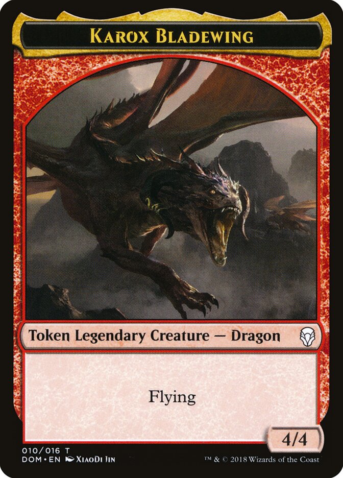 Karox Bladewing card front