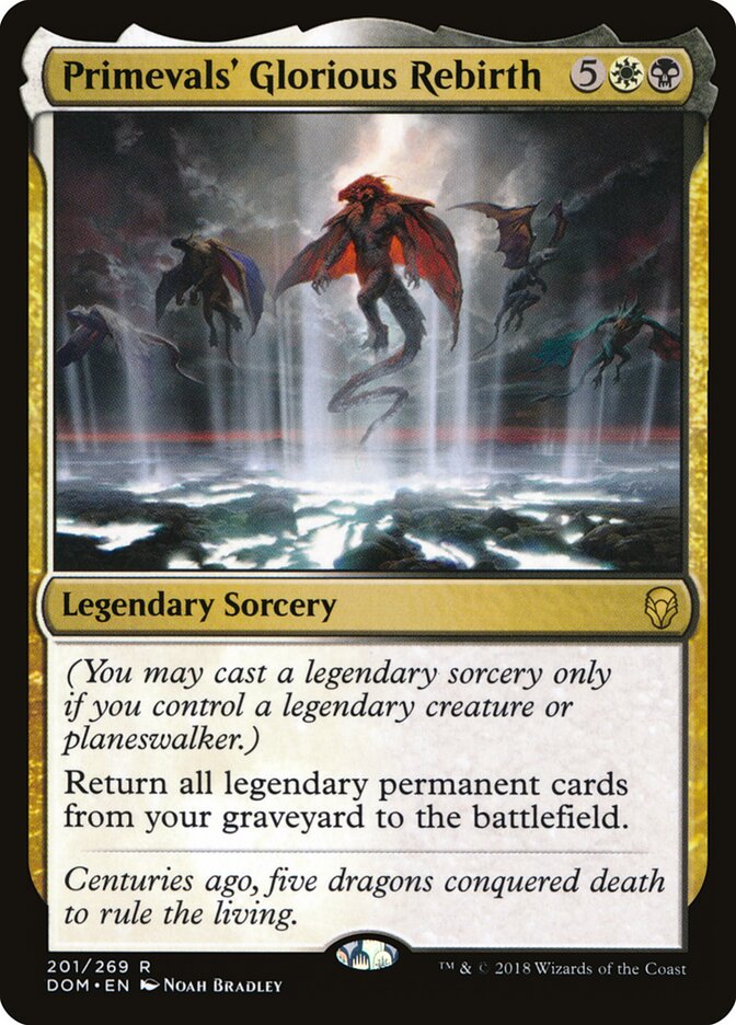 Primevals' Glorious Rebirth card front