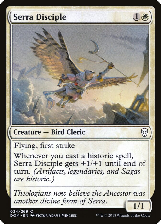 Serra Disciple card front