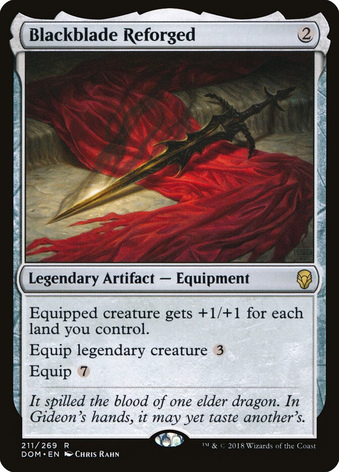Blackblade Reforged card front