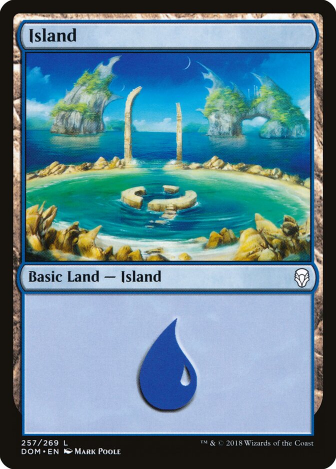 Island card front