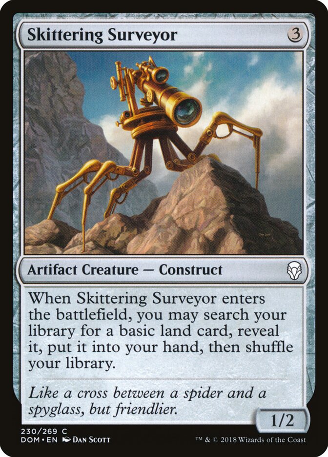 Skittering Surveyor card front