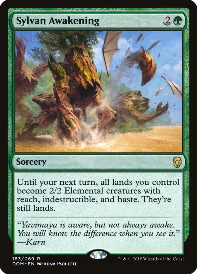 Sylvan Awakening card front