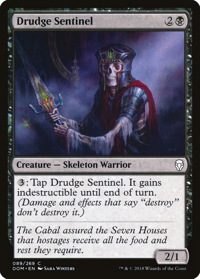 Drudge Sentinel card front