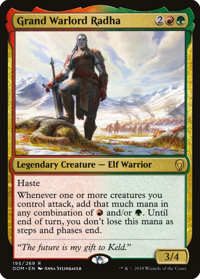 Grand Warlord Radha card front