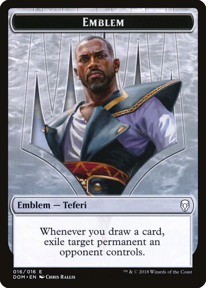 Teferi, Hero of Dominaria Emblem card front