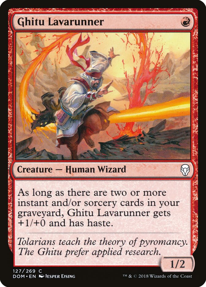 Ghitu Lavarunner card front
