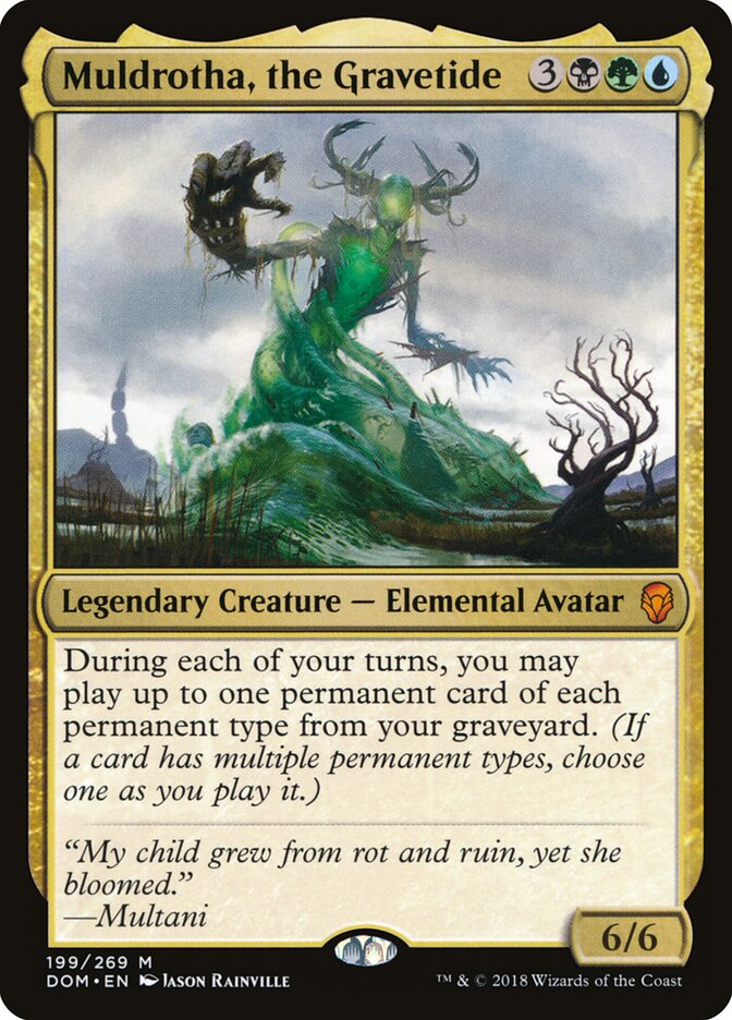 Muldrotha, the Gravetide card front