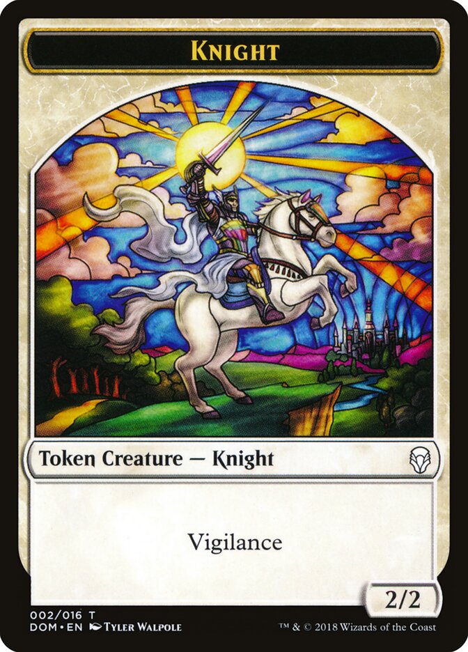 Knight card front