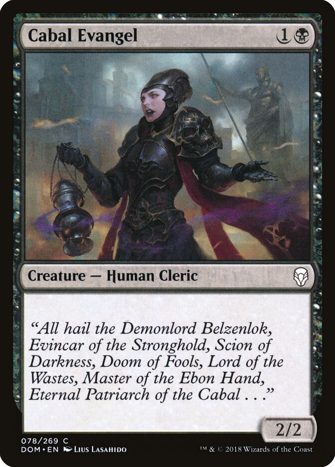 Cabal Evangel card front