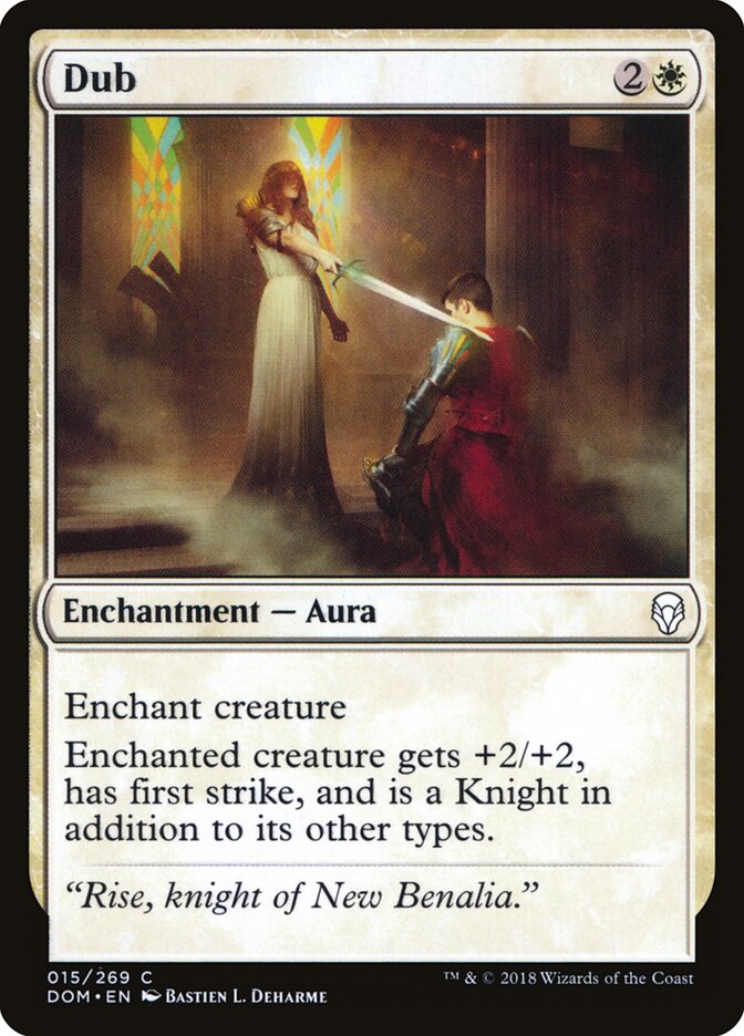 Dub card front