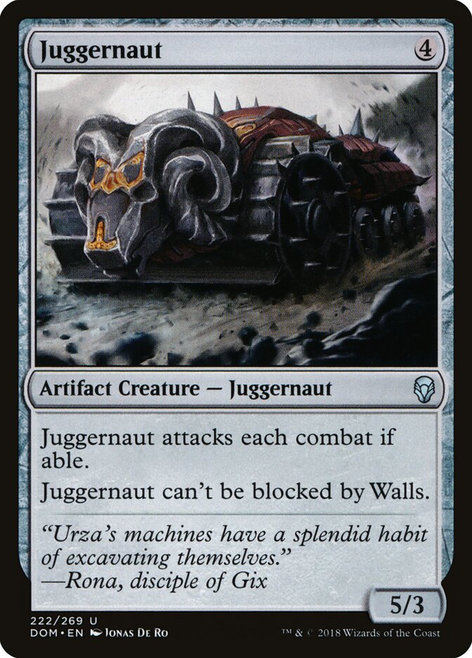 Juggernaut card front