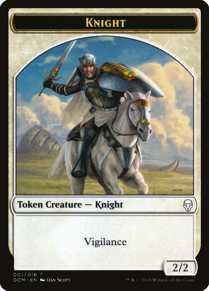 Knight card front