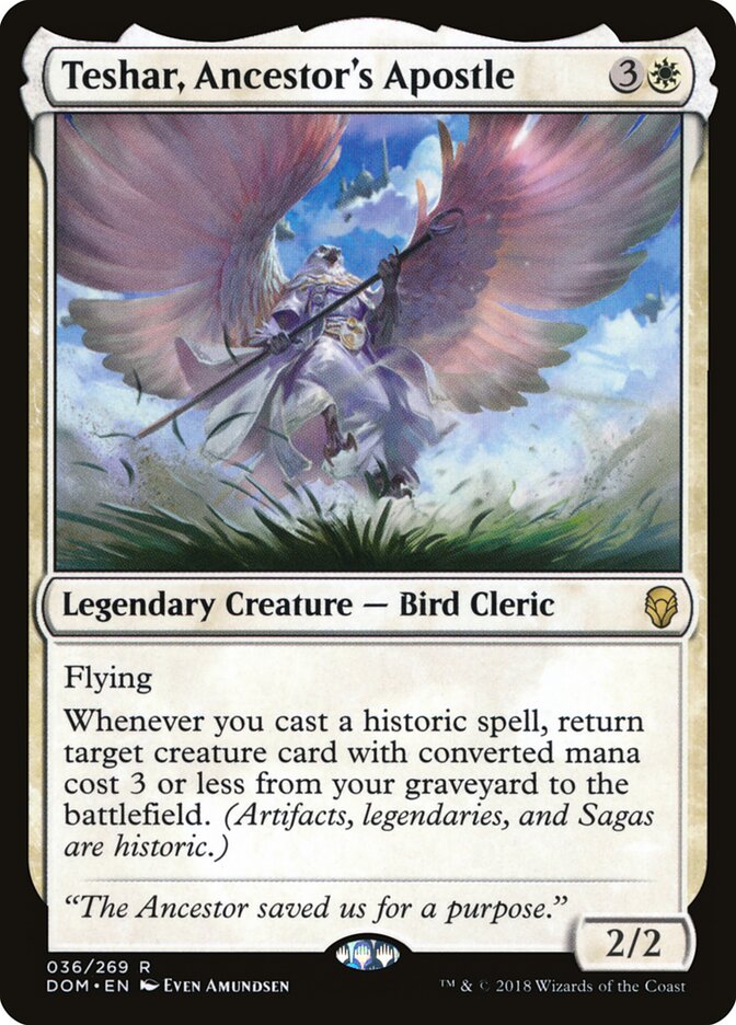 Teshar, Ancestor's Apostle card front