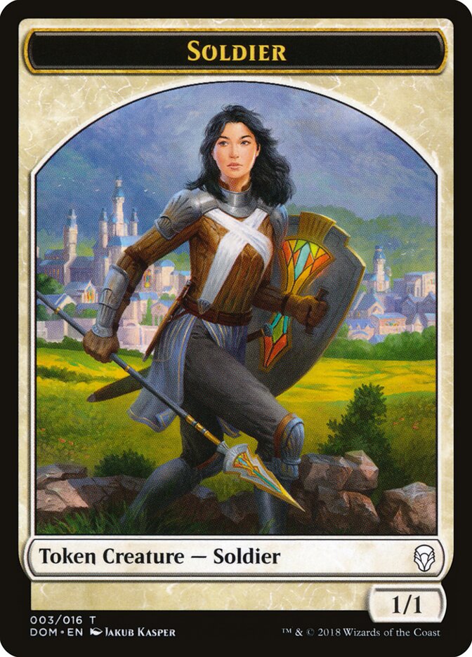 Soldier card front