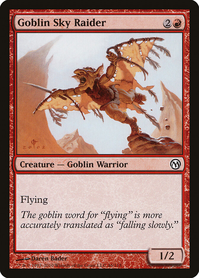 Goblin Sky Raider card front