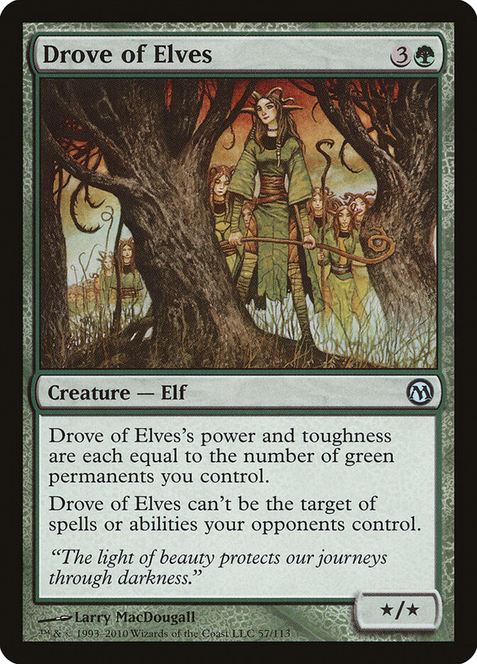 Drove of Elves card front