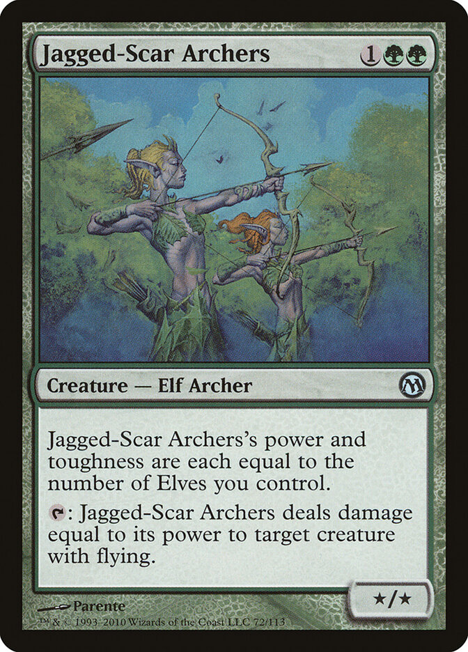 Jagged-Scar Archers card front