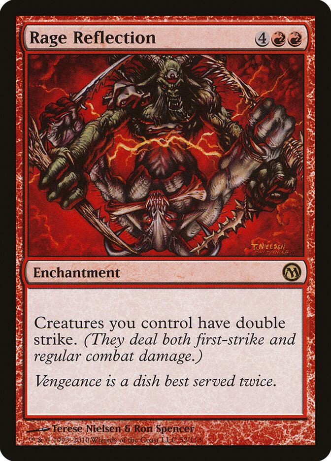 Rage Reflection card front