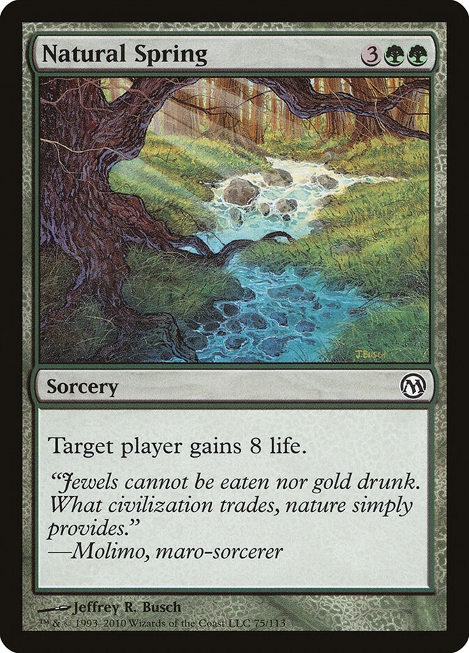 Natural Spring card front