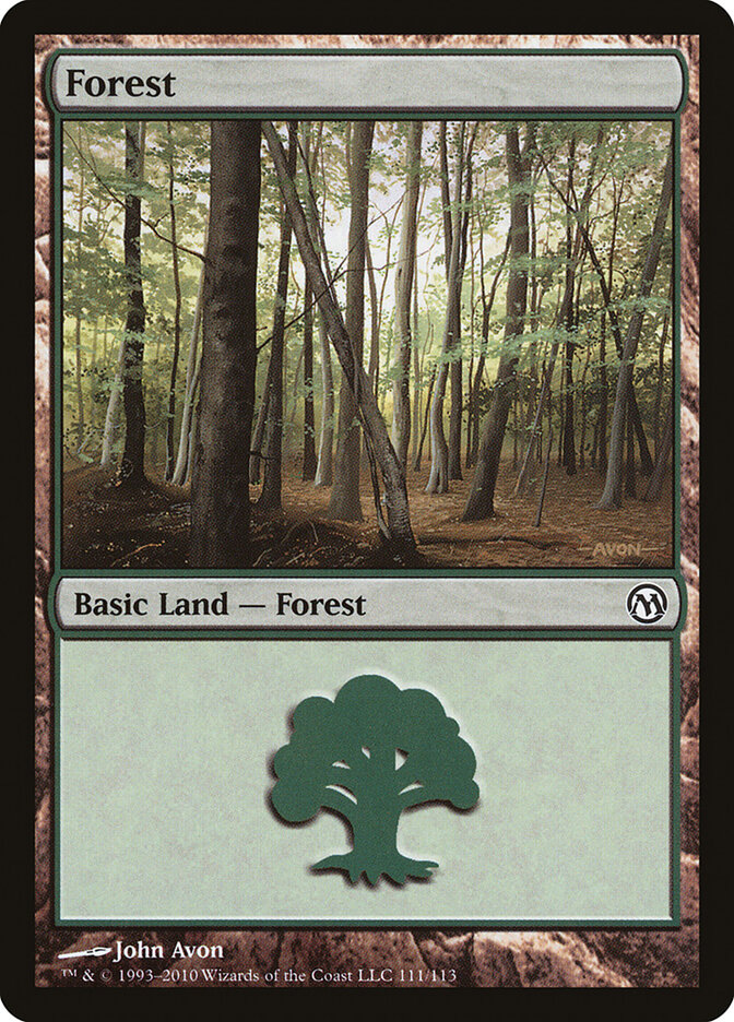 Forest card front