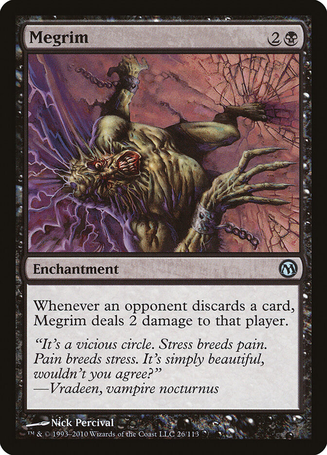 Megrim card front