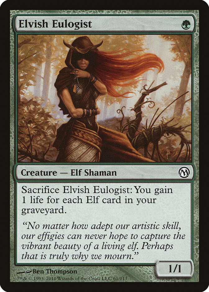 Elvish Eulogist card front