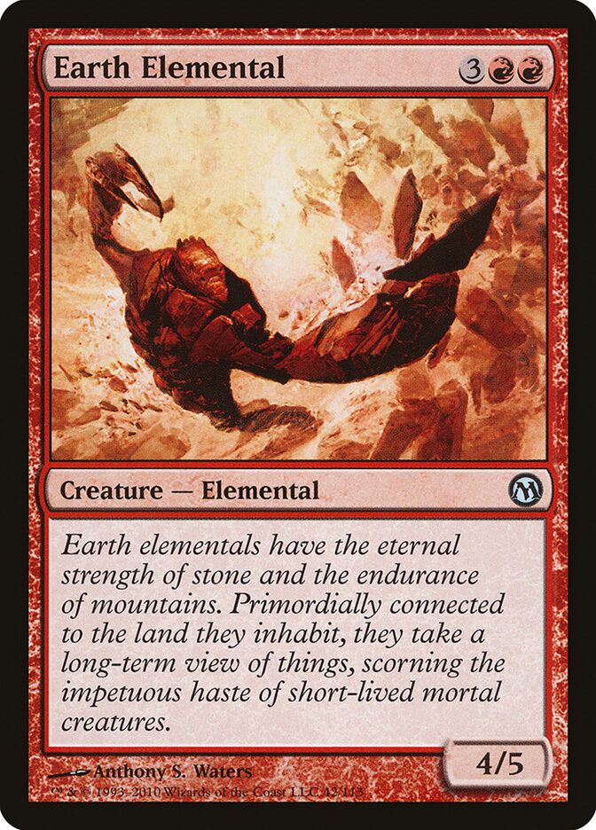 Earth Elemental card front