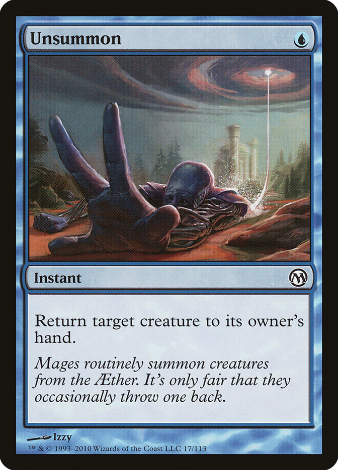 Unsummon card front