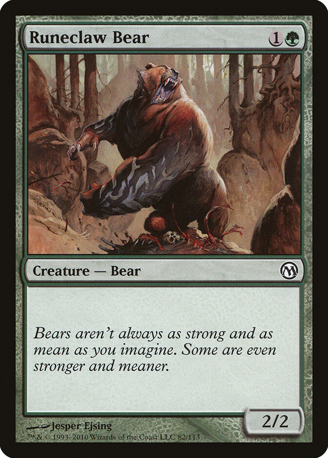 Runeclaw Bear card front