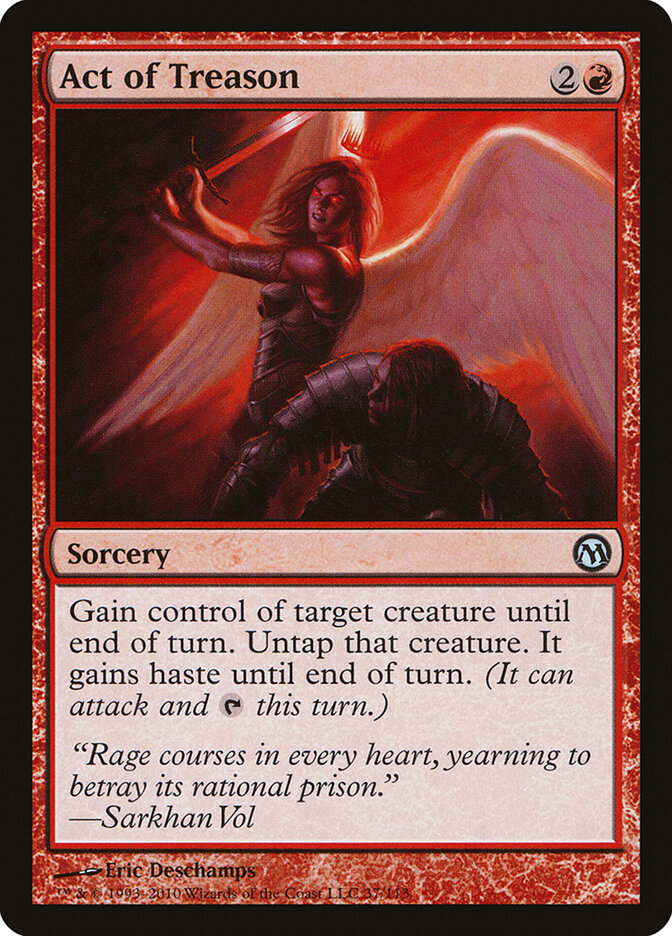 Act of Treason card front