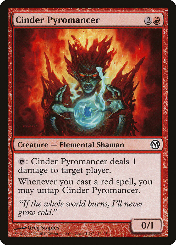 Cinder Pyromancer card front