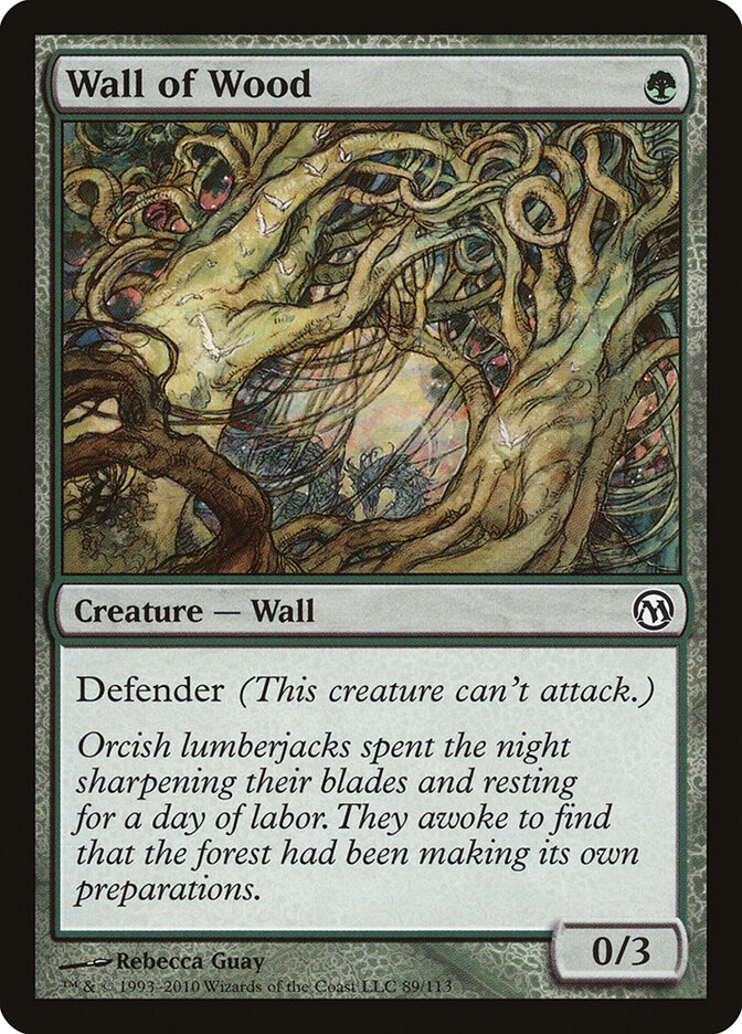 Wall of Wood card front