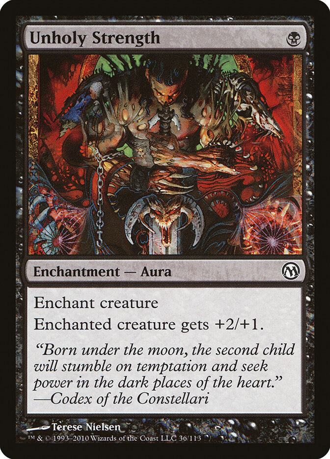 Unholy Strength card front