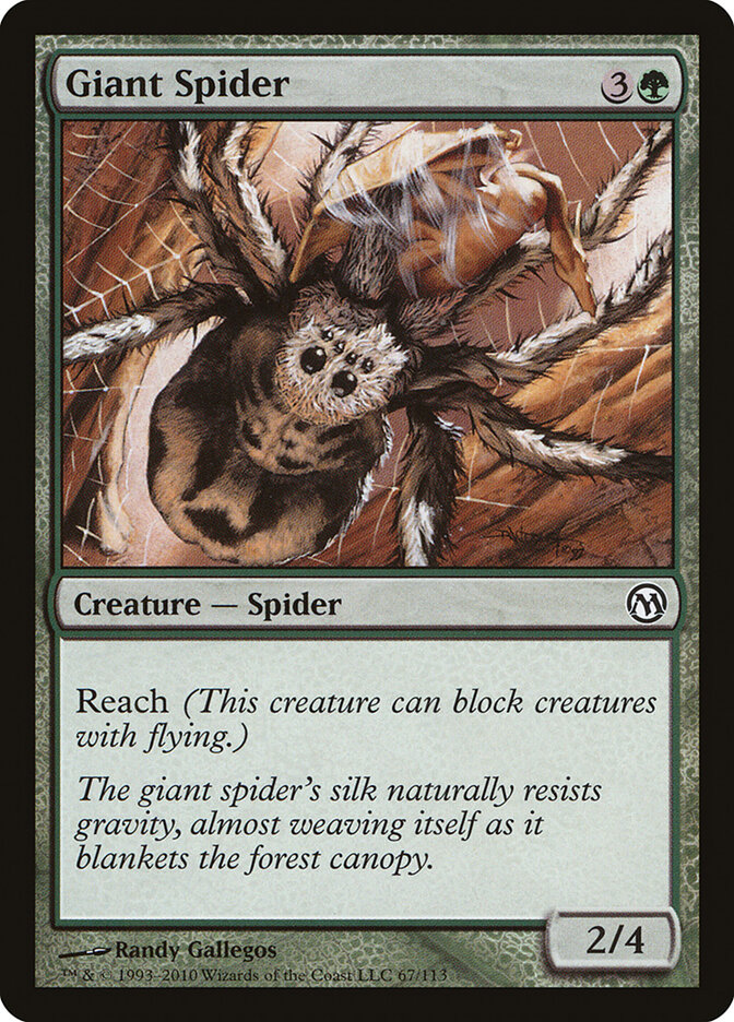Giant Spider card front