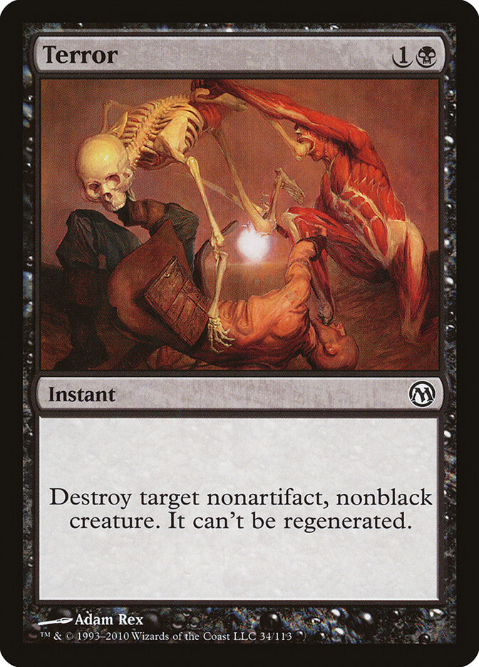 Terror card front