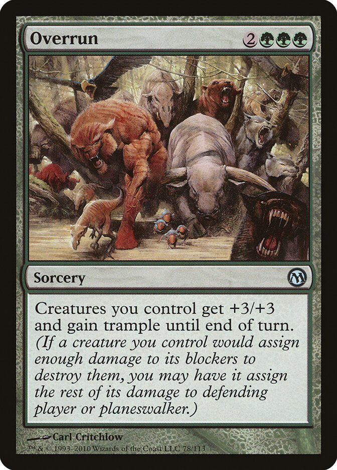 Overrun card front