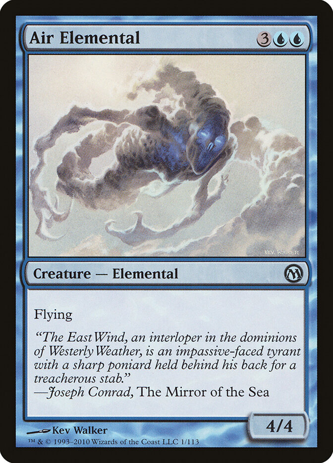 Air Elemental card front