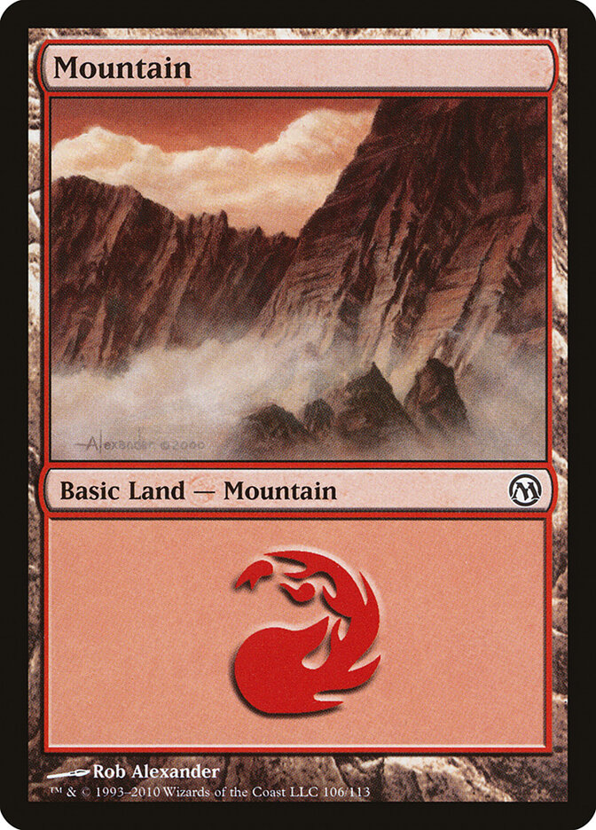 Mountain card front