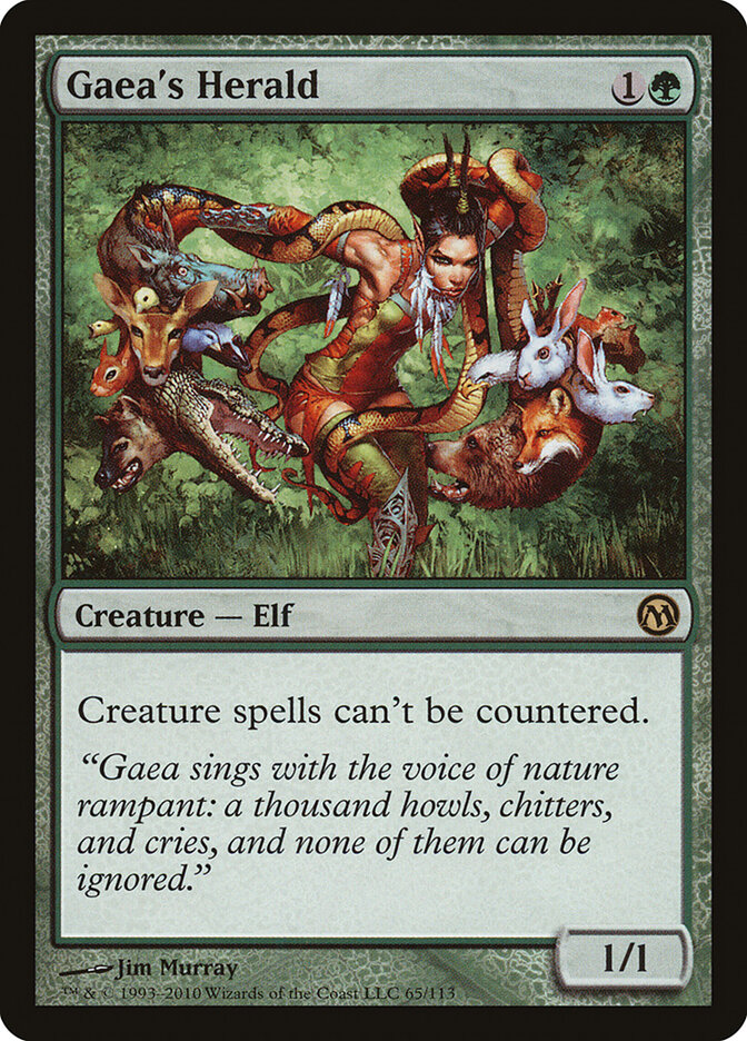 Gaea's Herald card front