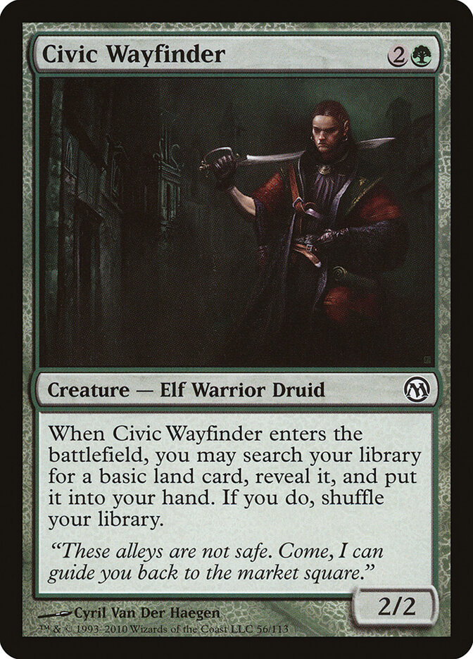 Civic Wayfinder card front