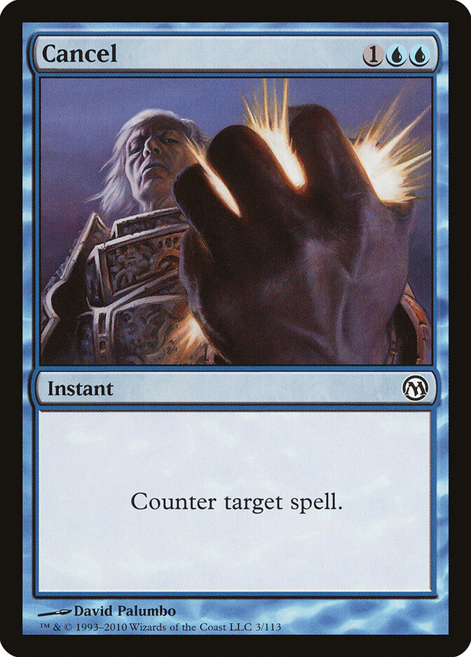 Cancel card front