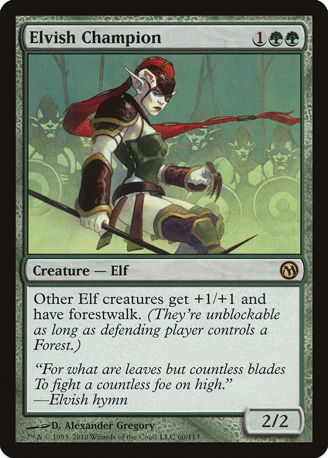 Elvish Champion card front