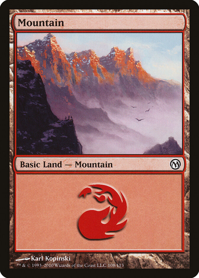 Mountain card front