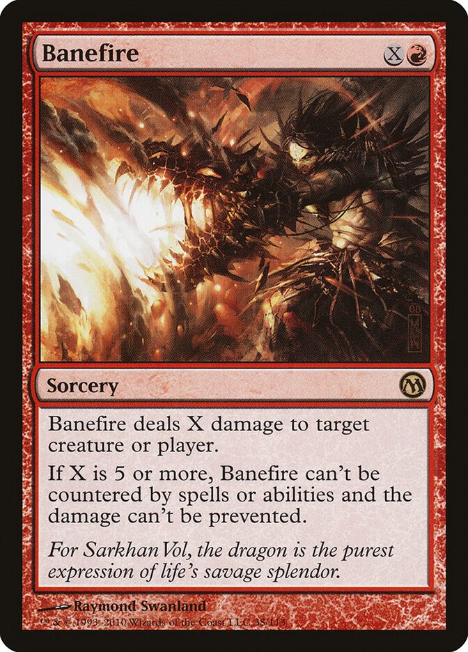 Banefire card front