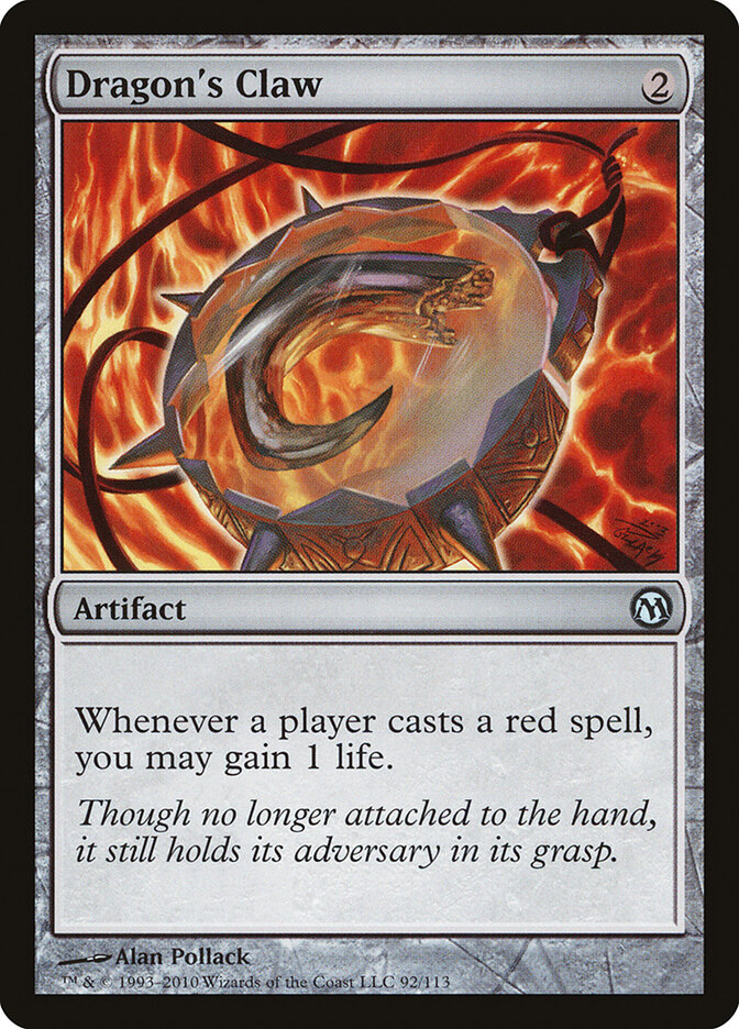 Dragon's Claw card front